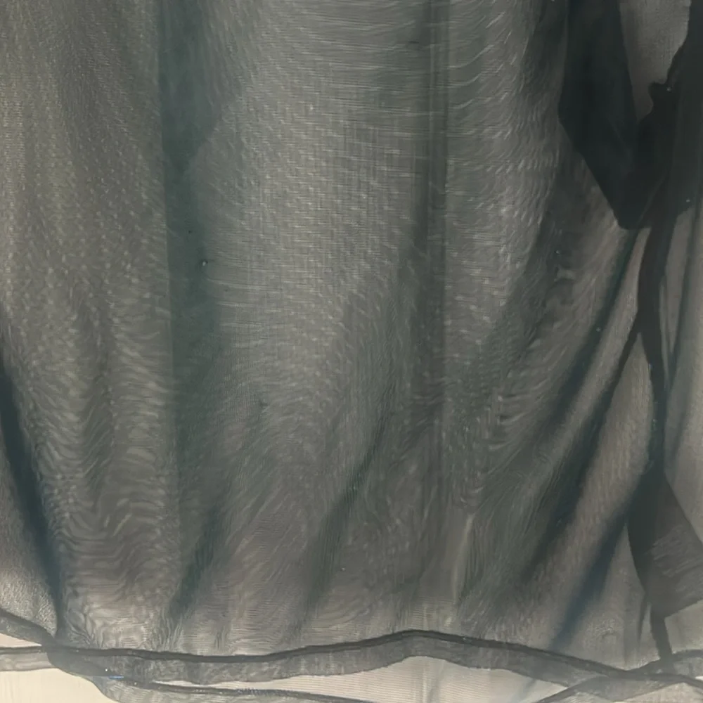 Sheer Metallic Top. - Picture 2 of 3